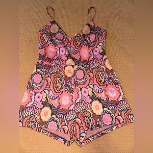Zara floral romper